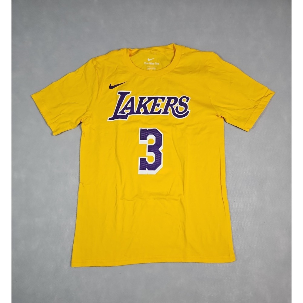 Nike Kids Los Angeles Lakers Anthony Davis 3 T Shirt Size Medium (10/12) NWOT